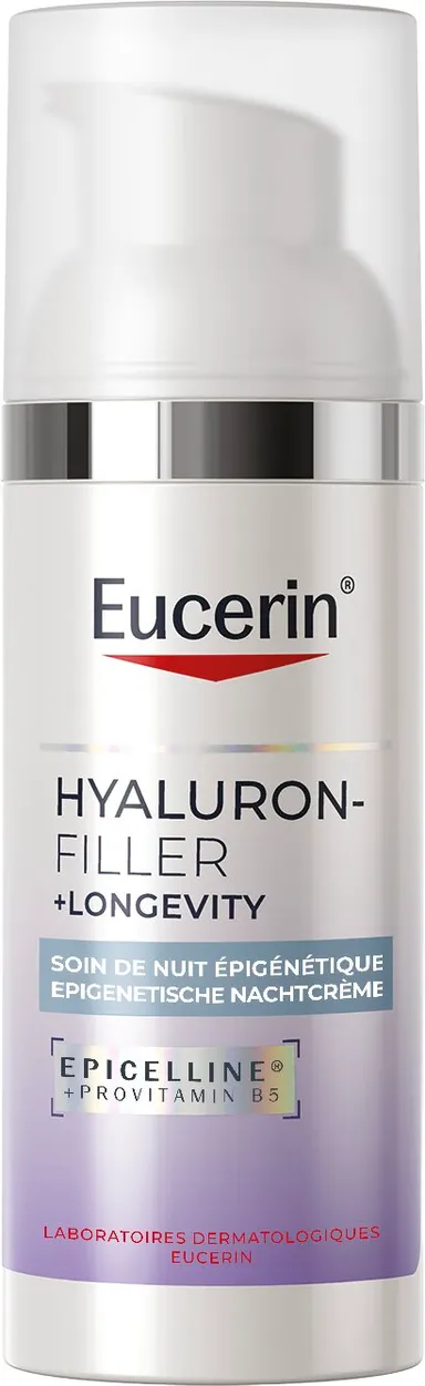 Eucerin Hyaluron-Filler + Longevity Soin De Nuit Epigénétique 50ml