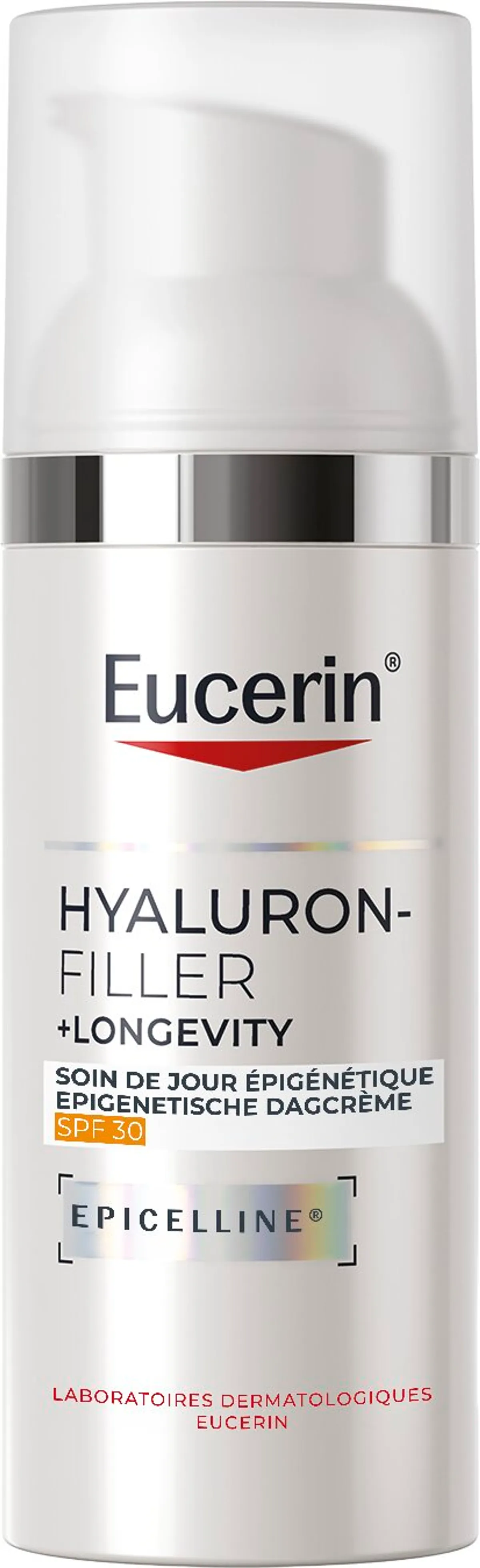 Eucerin Hyaluron-Filler + Longevity Soin De Jour Epigénétique 50ml