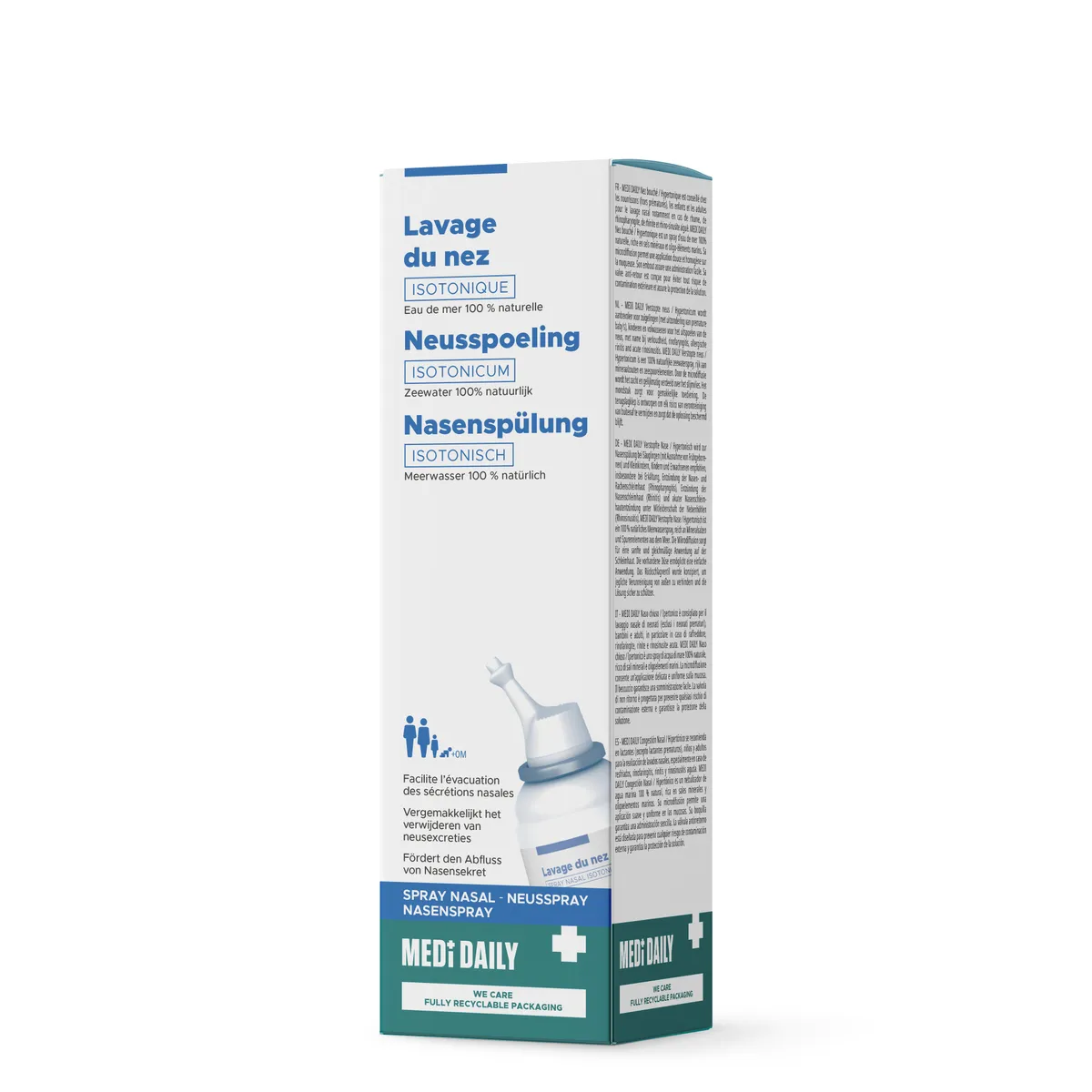 MEDI DAILY Neusspoeling Isotonicum 100ml
