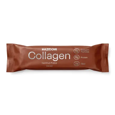 Kazidomi Barre au Collagène Praliné Noisette Bio 42g