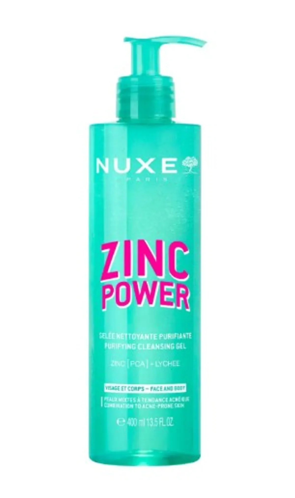 Nuxe Zinc Power Zuiverende Reinigingsgel 400 ml