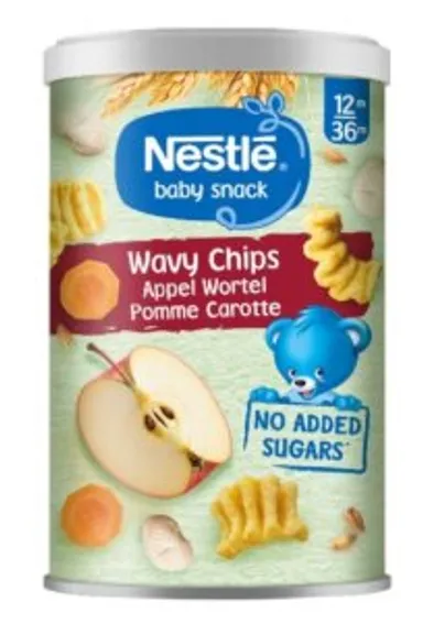 Nestlé Wavy Chips Appel-Wortel 35 g