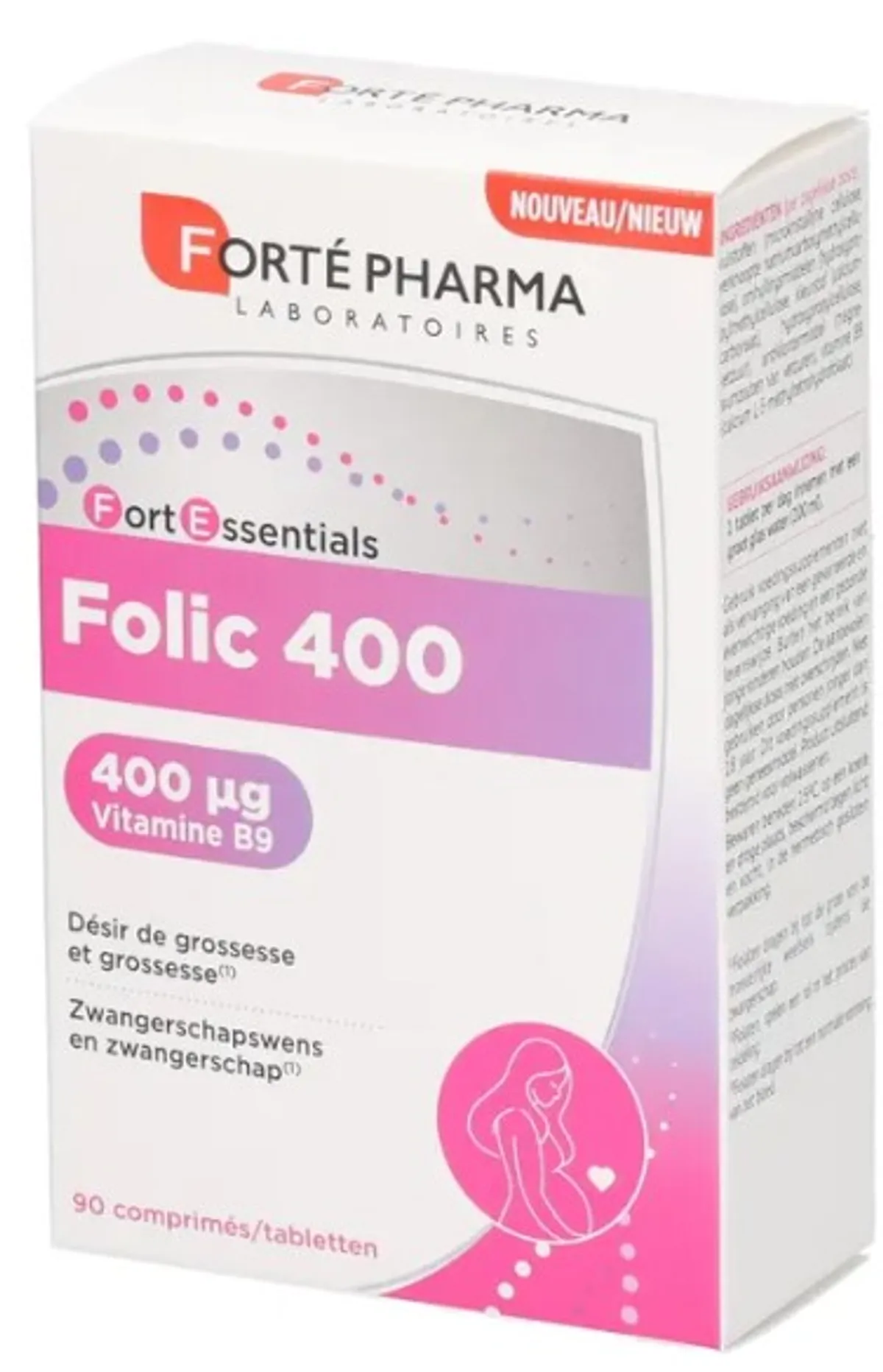 Forté Pharma FortEssentials Folic 400 90 Comprimés