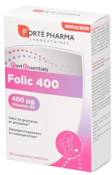 Forté Pharma FortEssentials Folic 400 90 Comprimés