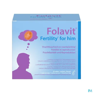 Folavit Fertility For Him 28 Zakjes