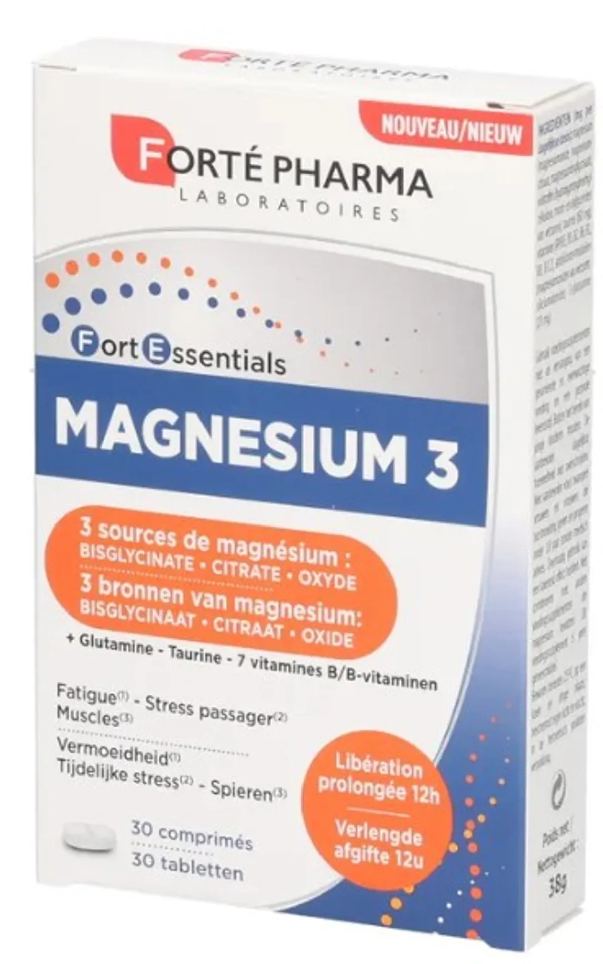Forté Pharma FortEssentials Magnesium 3 - 30 tabletten