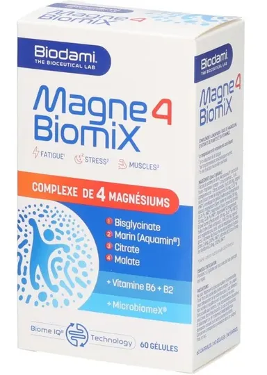 Biodami Magne4Biomix 60 Gélules