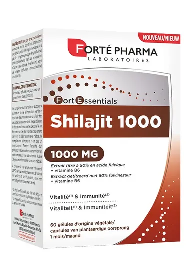 Forté Pharma FortEssentials Shilajit 1000 60 Comprimés
