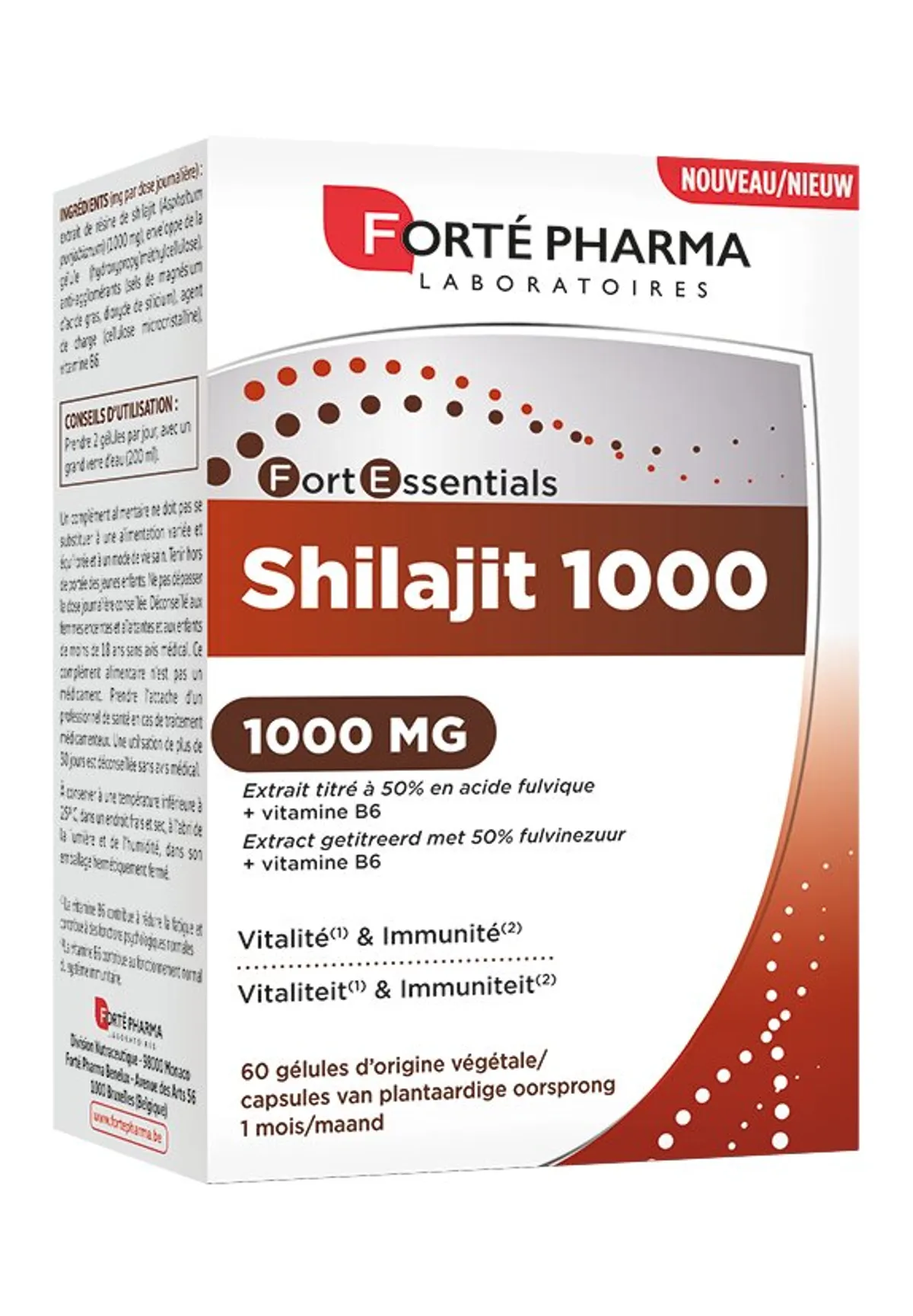 FORTESSENTIALS SHILAJIT 1000 60 COMP