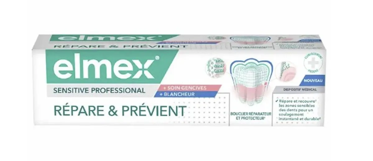 Elmex Dentifrice Sensitive Professional Repair & Prevent Blancheur Tube 75ml