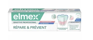 Elmex Dentifrice Sensitive Professional Repair & Prevent Blancheur Tube 75ml