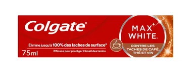 Colgate Max White Dentifrice Taches Café Thé Vin 75ml