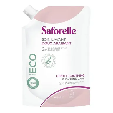 Saforelle Soin Lavant Doux Apaisant Eco Recharge 500ml