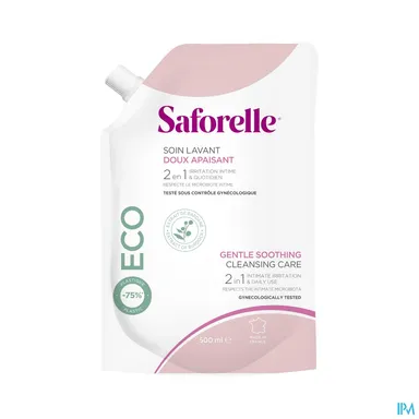 Saforelle Soin Lavant Doux Apaisant Eco Recharge 500ml
