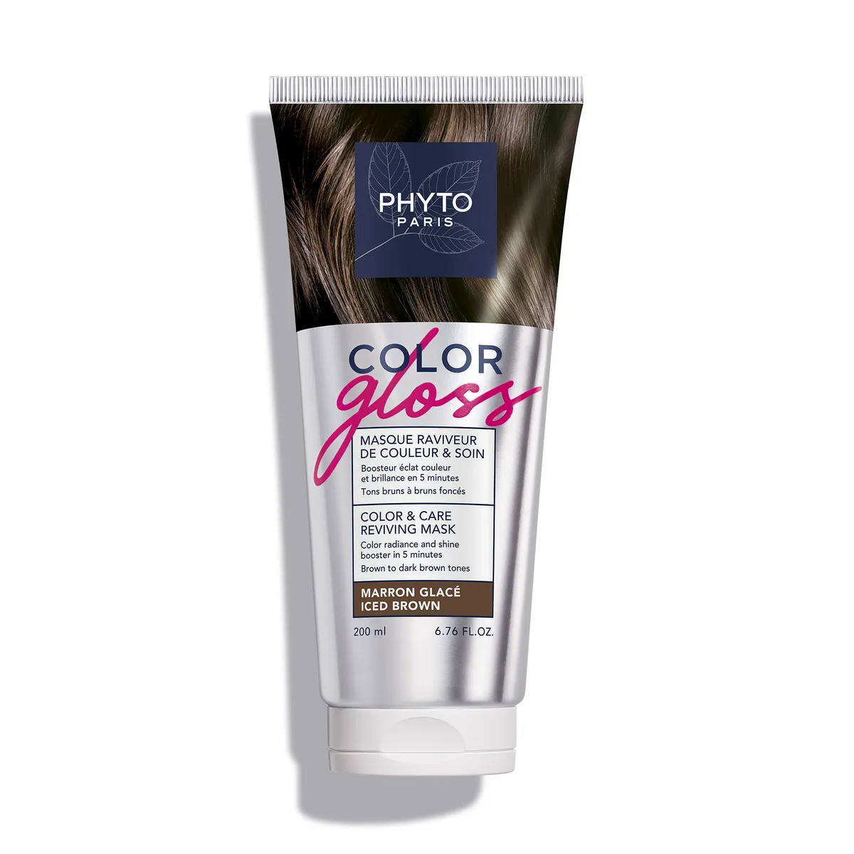 PHYTO COLOR GLOSS REVITALISEREND KLEUR- EN VERZORGINGSMASKER – ASBRUIN 200 ML