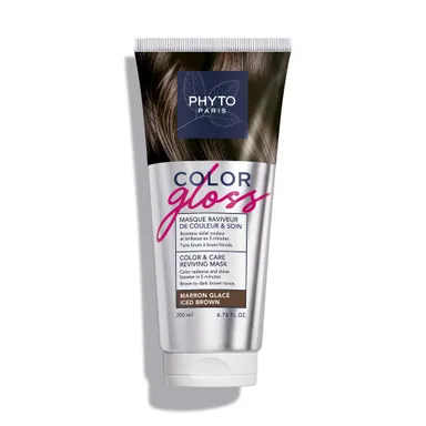 PHYTO COLOR GLOSS REVITALISEREND KLEUR- EN VERZORGINGSMASKER – ASBRUIN 200 ML