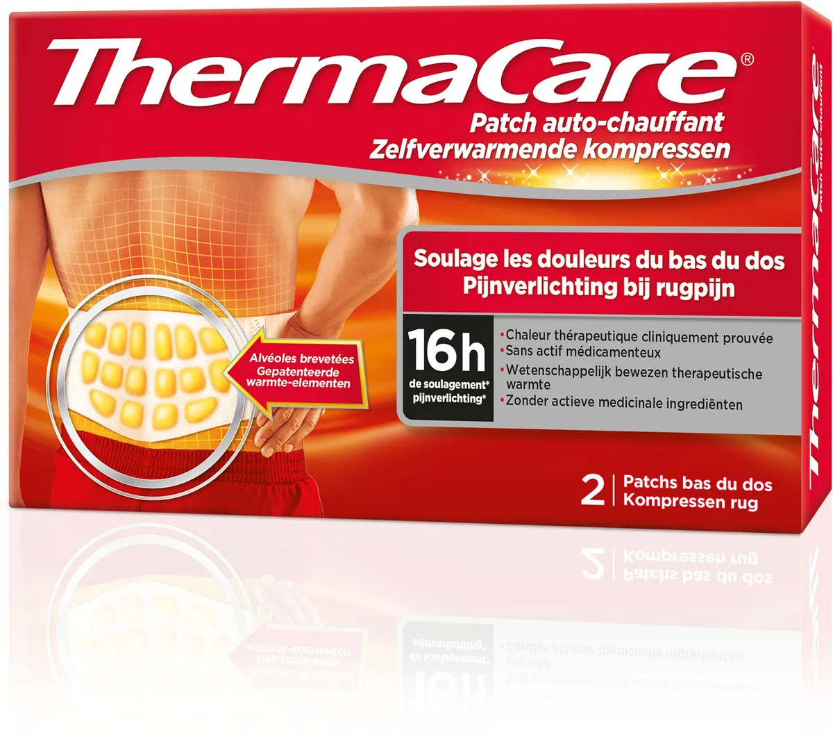 Thermacare 2 Compresses Chauffantes Pour Le Dos