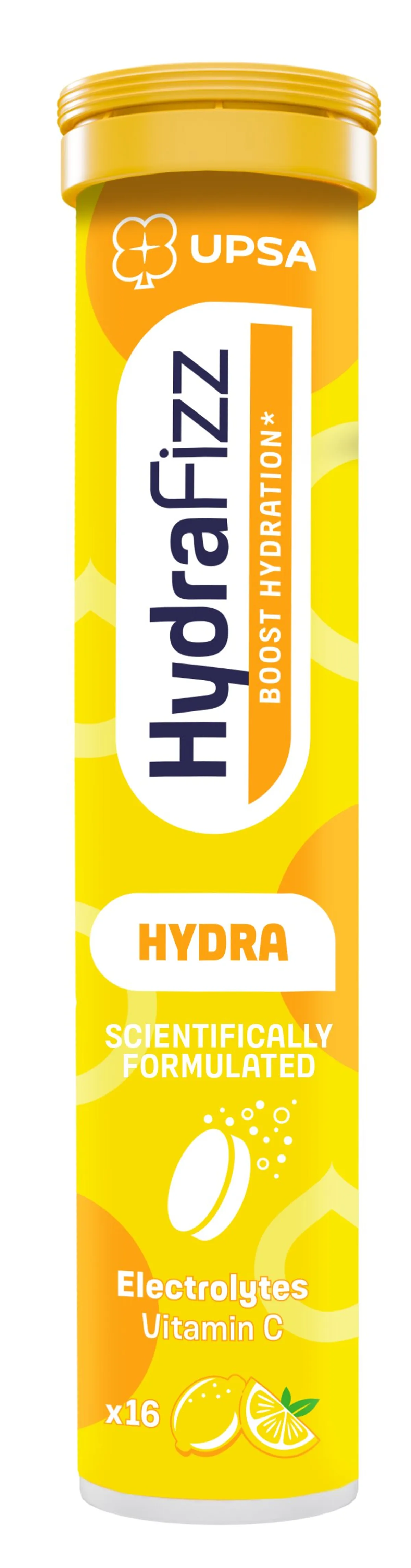UPSA Hydrafizz Hydra Citron 16 Comprimés Effervescents
