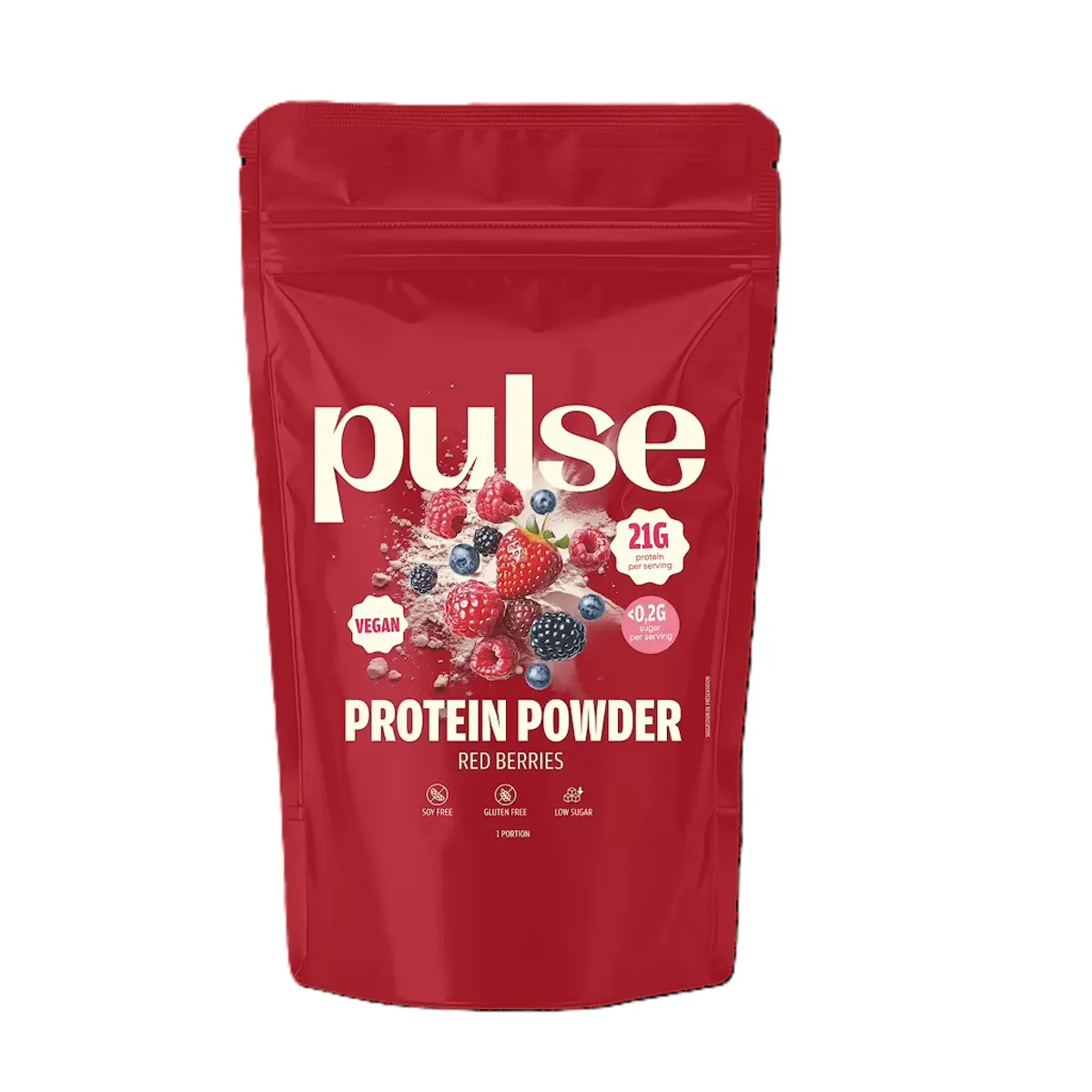 Pulse Protein Plantaardig Proteïnepoeder Rode Vruchten 30 g