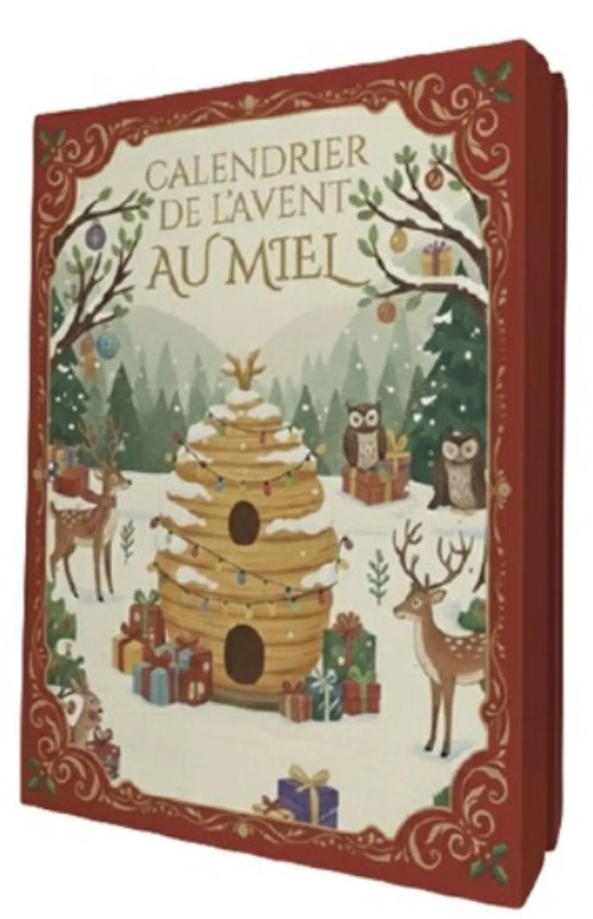 Les Abeilles de Malescot Calendrier de l'Avent Miels 24 Cases