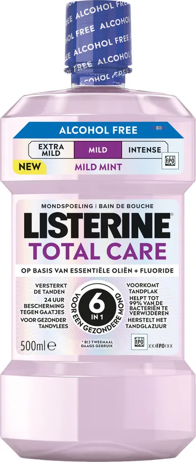 Listerine Total Care Mild Alcoholvrij 500 ml