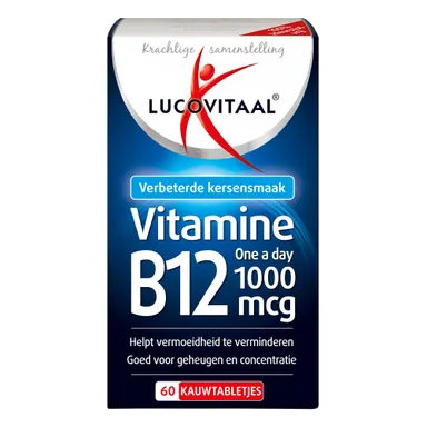 Lucovitaal Vitamine B12 1000mcg 60 Comprimés à Croquer