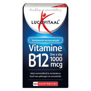 Lucovitaal Vitamine B12 1000 mcg Kauwtabletten 180 tabletten