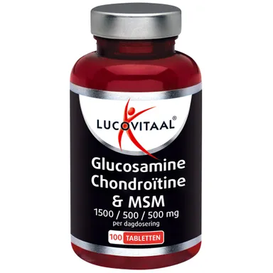 Lucovitaal Glucosamine Chondroïtine & Msm 100 tabletten