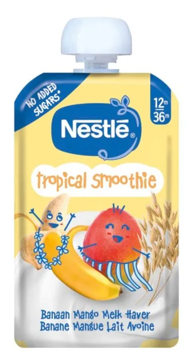 Nestlé Tropical Smoothie Banaan-Mango met Havermelk 110 g