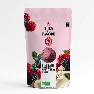 Thés de la Pagode Pink Latte 80g