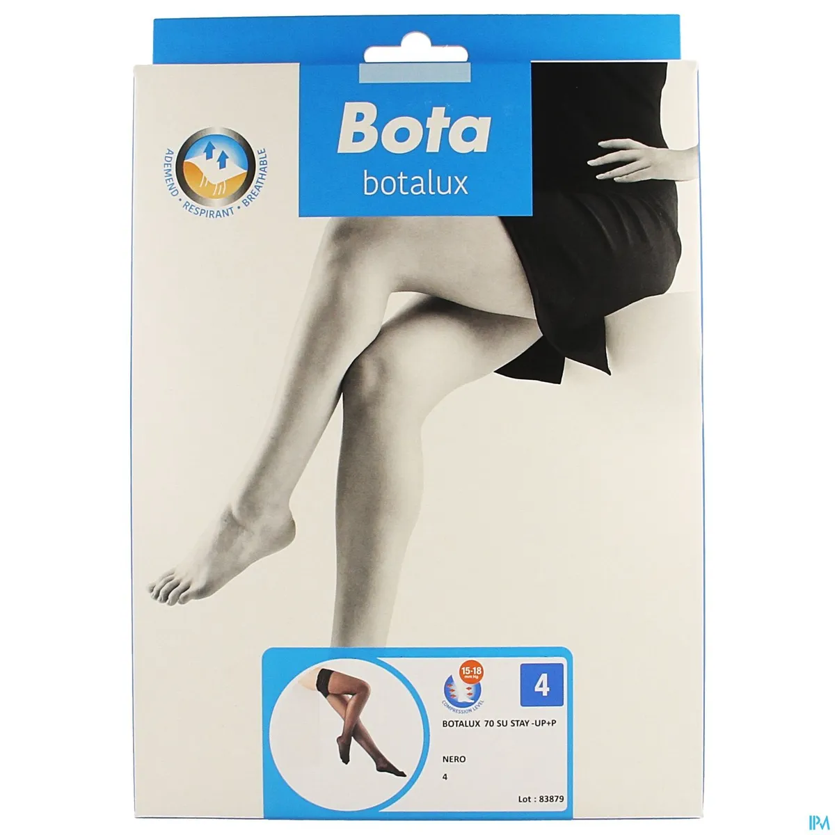 Bota Botalux 70 Stay-up +P Zwart N4