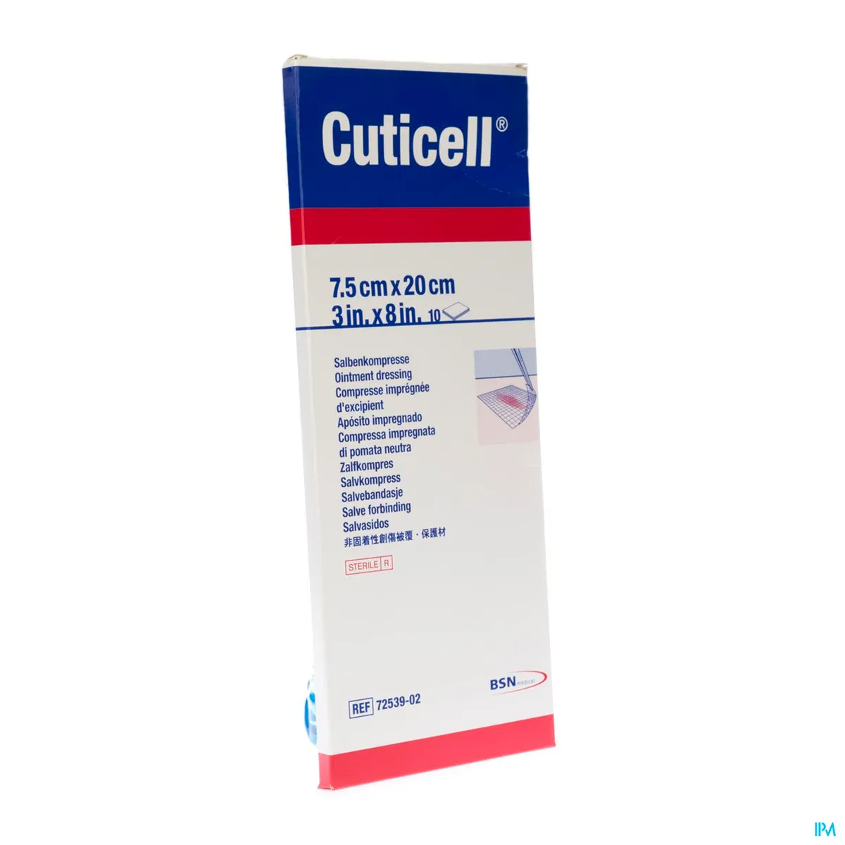 Cuticell Cp Impr.d'excip.7,5x20,0cm 10 7253902
