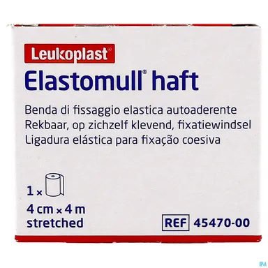 Elastomull Haft Bande Fixante Cohesif 4cmx4m 4547000