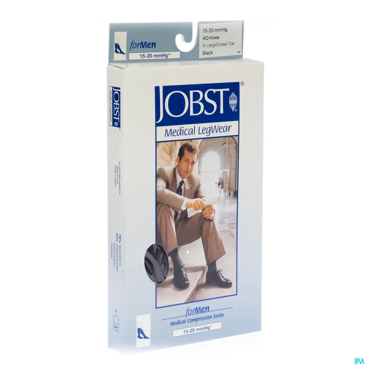 Jobst For Men Socks C1 Mi-bas Black Xl 7525601