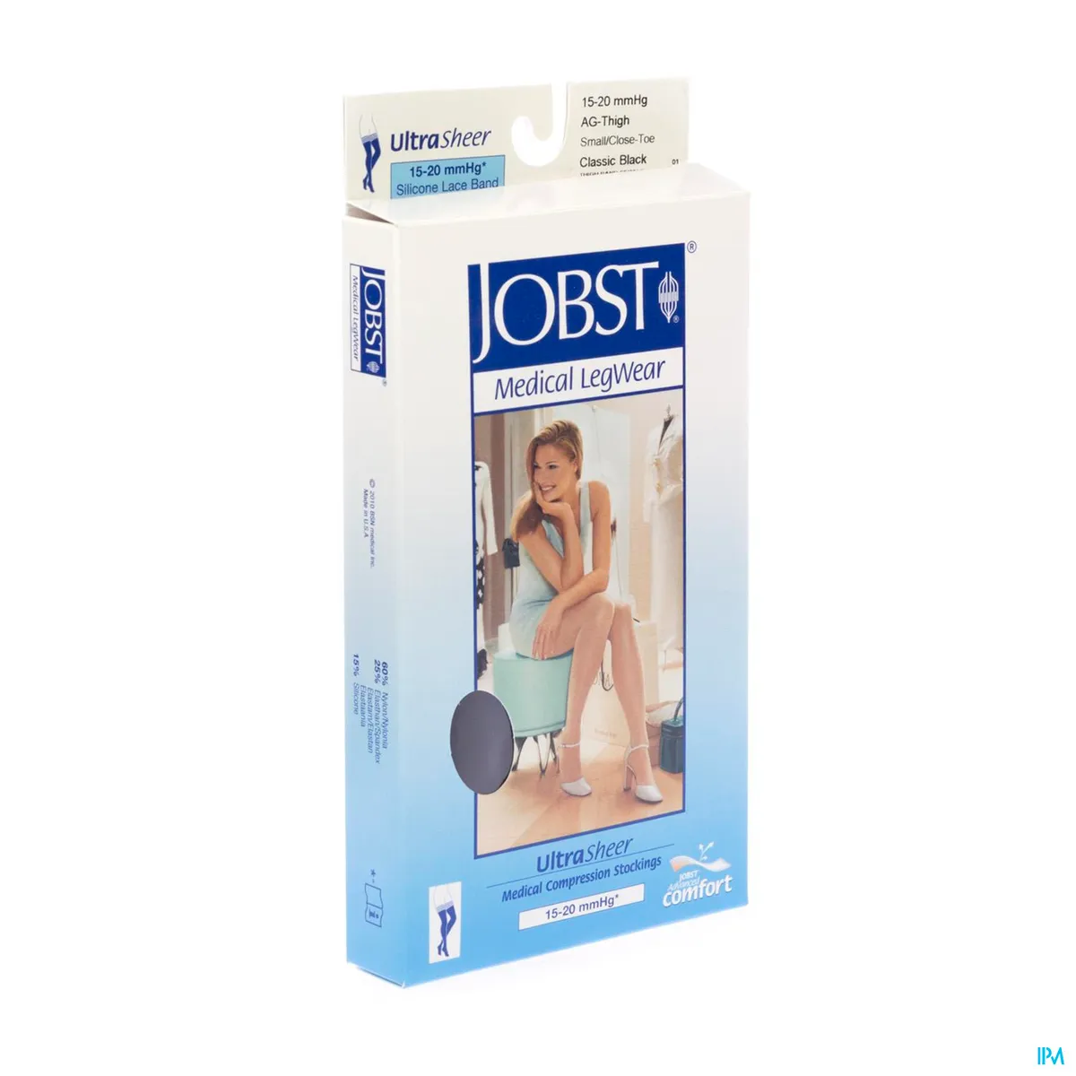 Jobst Ultrasheer Comf.c1 Bas Cuisse Cl.black S