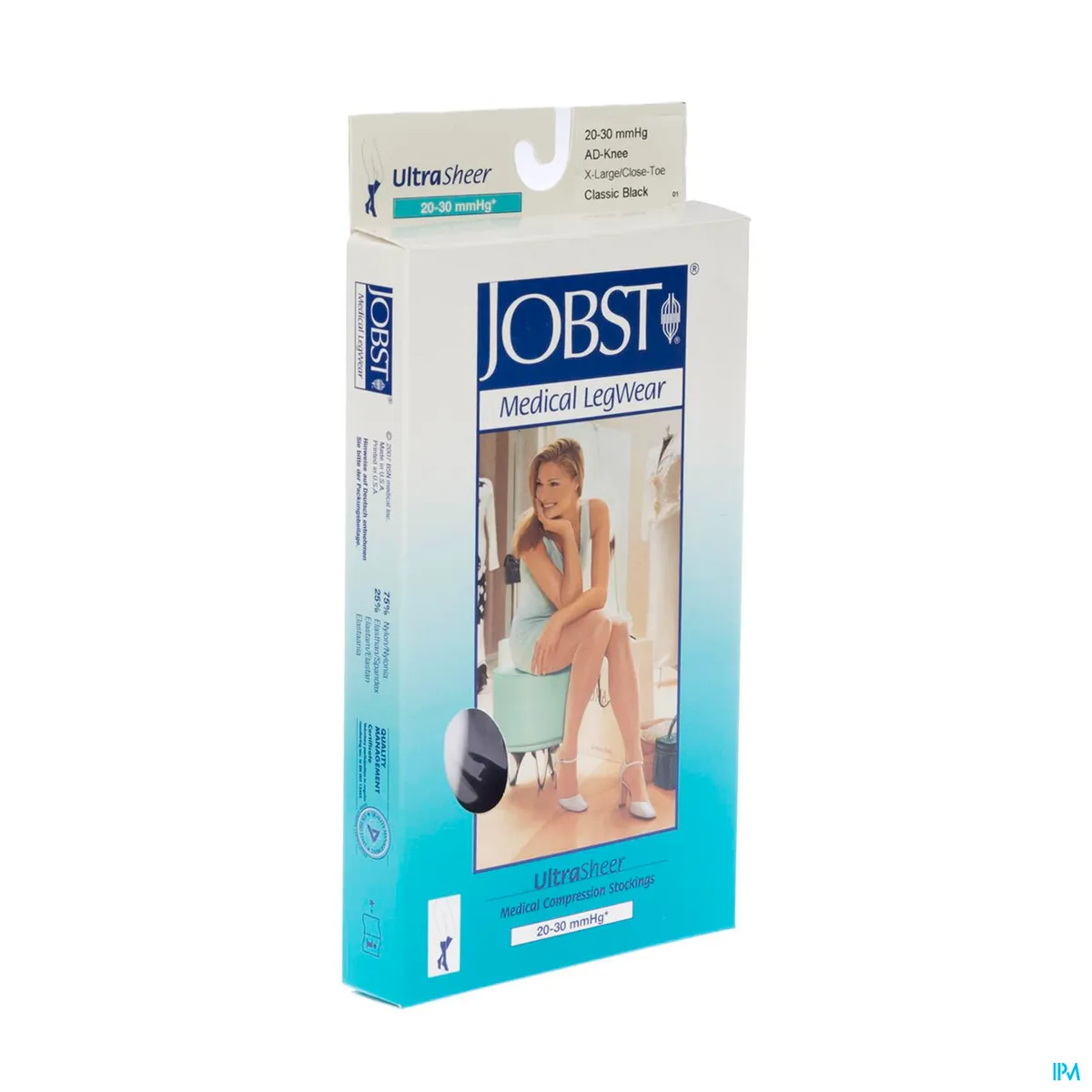 Jobst Ultrasheer Comf.c2 Bas Jarret Cl.blackxl