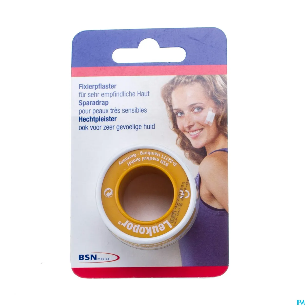 Leukopor Deksel 2,50cmx5m Ophang 1 247203