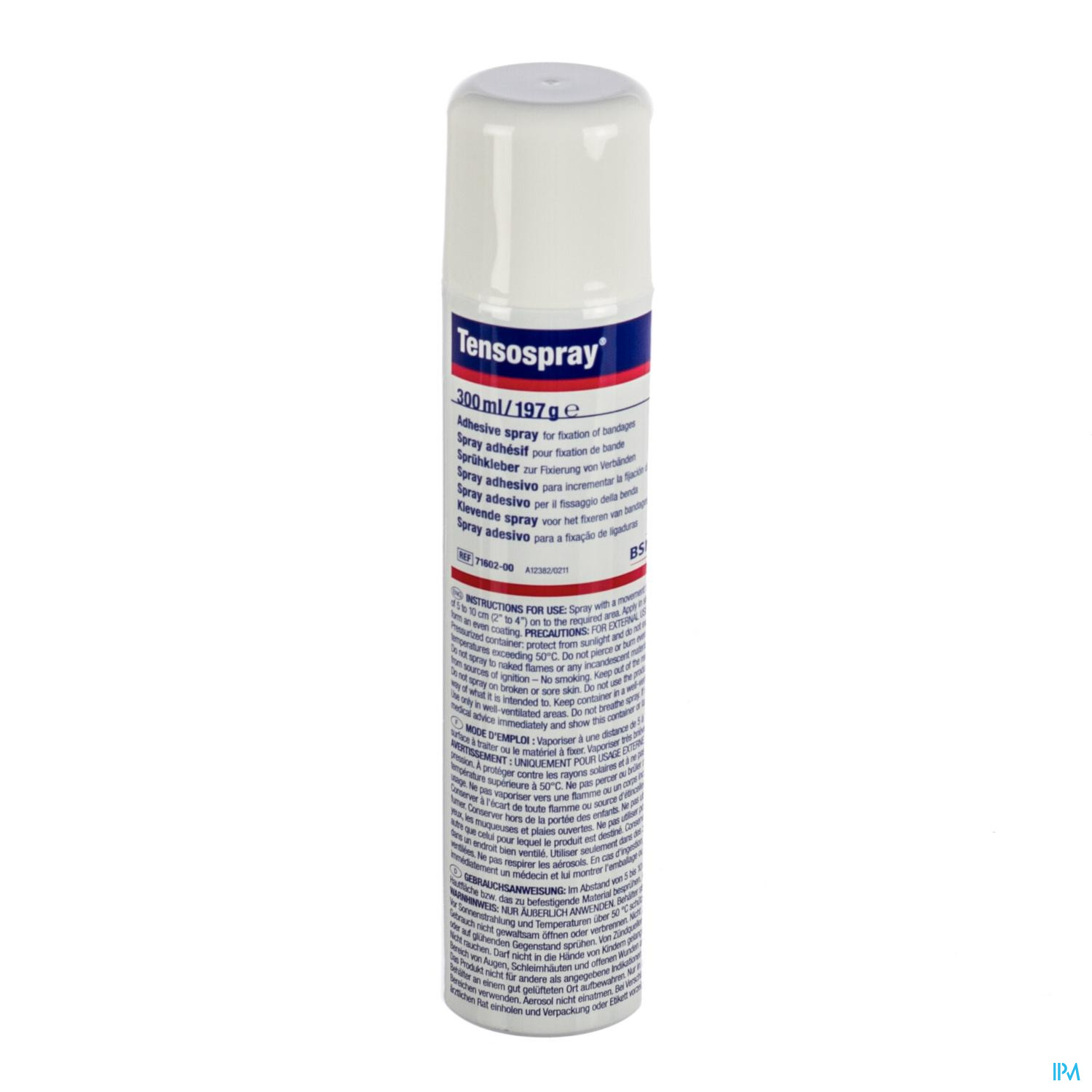 Tensospray Spray Adhésif 300ml 7160200 - Pansements - Sparadraps ...