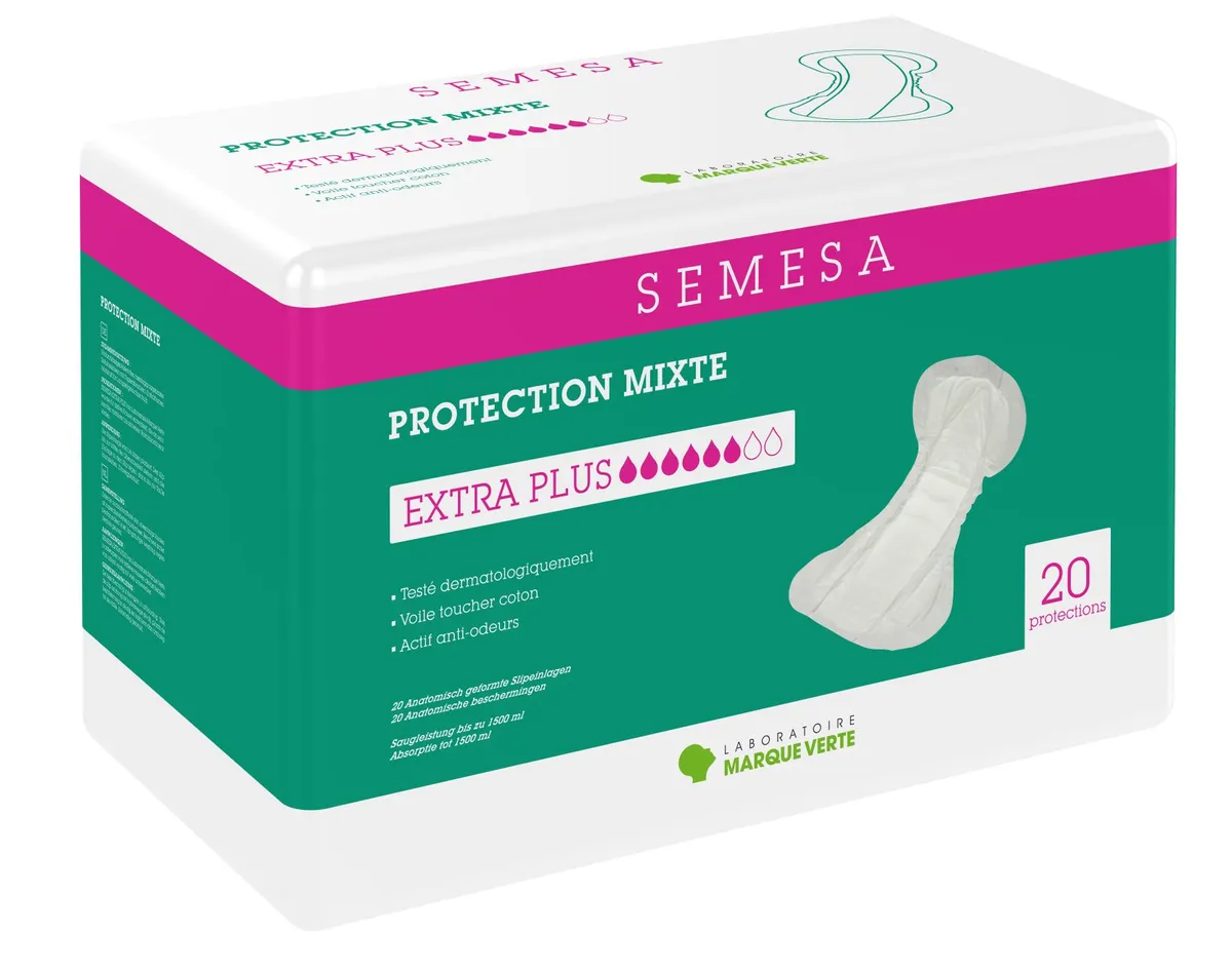 Marque Verte Semesa Extra Plus 20 Protections Anatomiques Mixtes