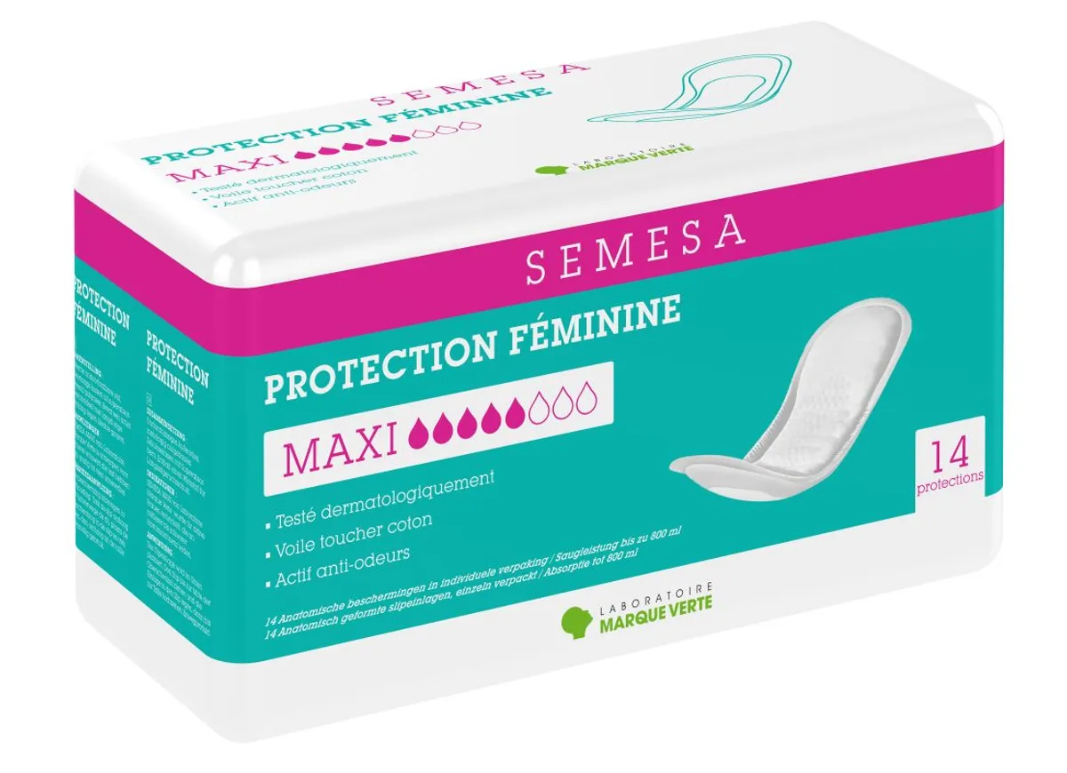 Marque Verte Semesa Maxi 14 Protections Anatomiques Mixtes