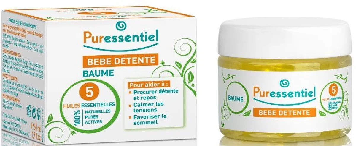 Puressentiel Bébé Dodo Détente Baume 5 Huiles Essentielles 50ml