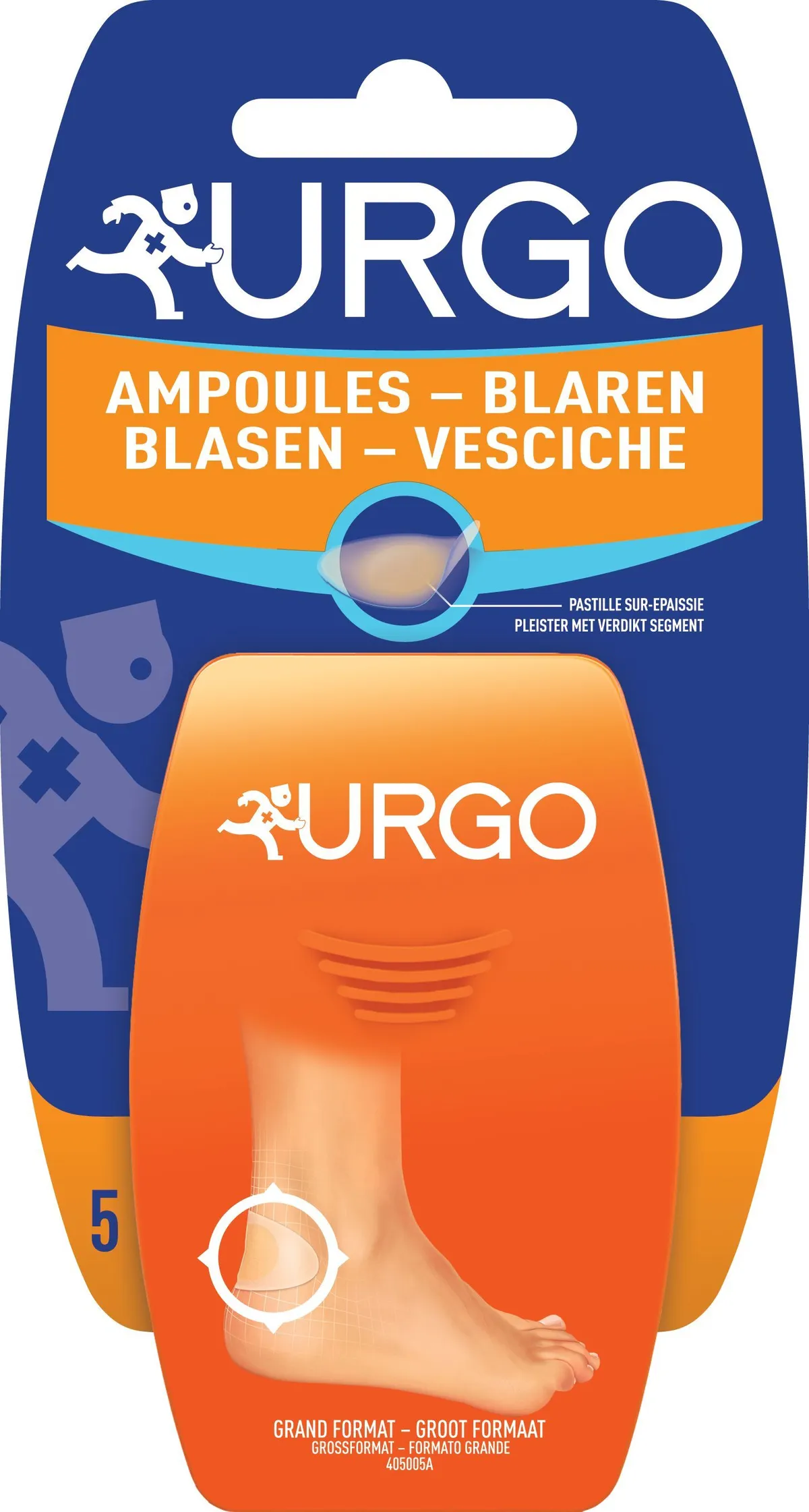 URGO 5 Pansements pour Ampoules aux Pieds