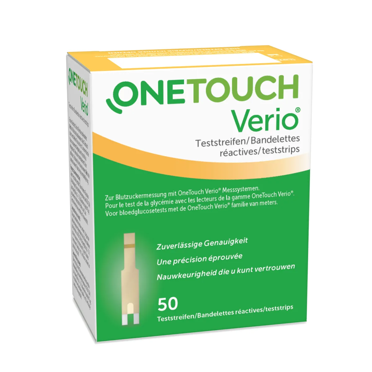 OneTouch Verio 50 Bandelettes Réactives