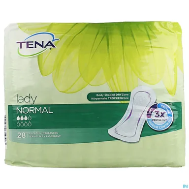 Tena Lady Normal 28 Absorberende Verbanden