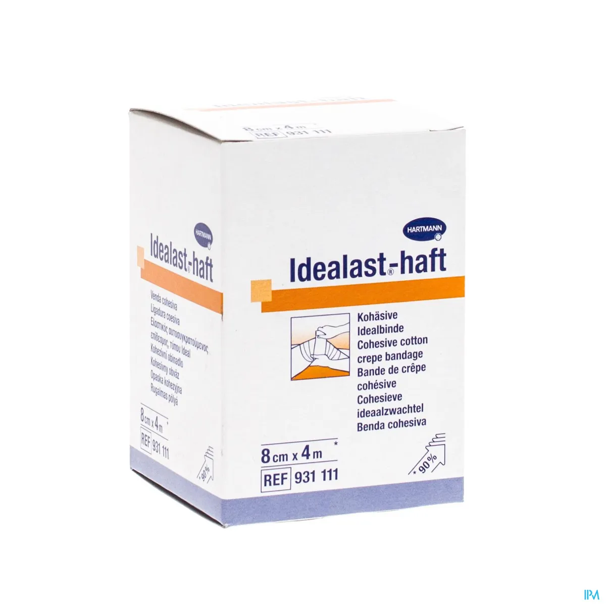 Idealast-Haft Bande de Crêpe Cohésive 8cmx4m