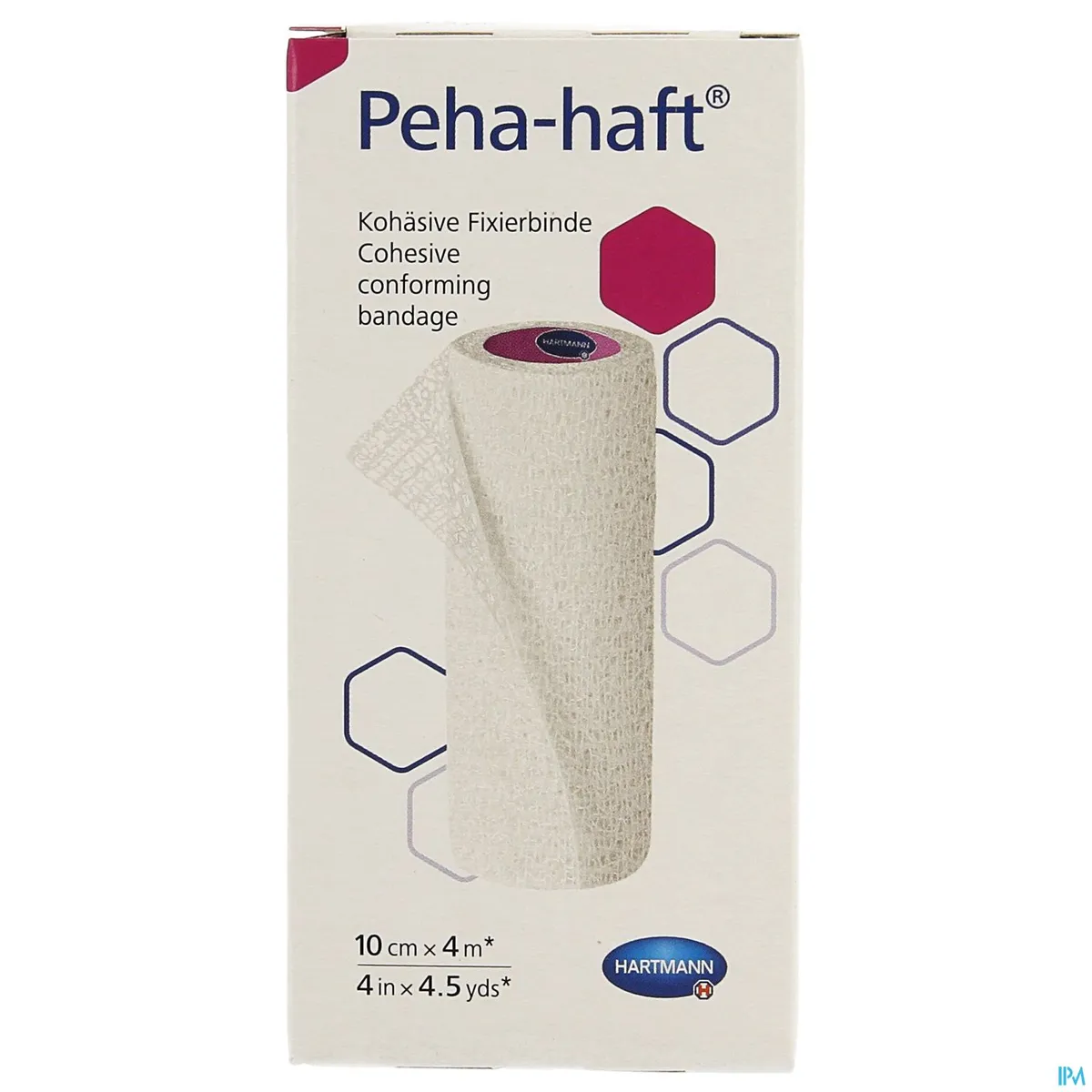Peha-Haft 1 Cohesieve Fixatiezwachtel Zonder Latex 10 cm x 4 m