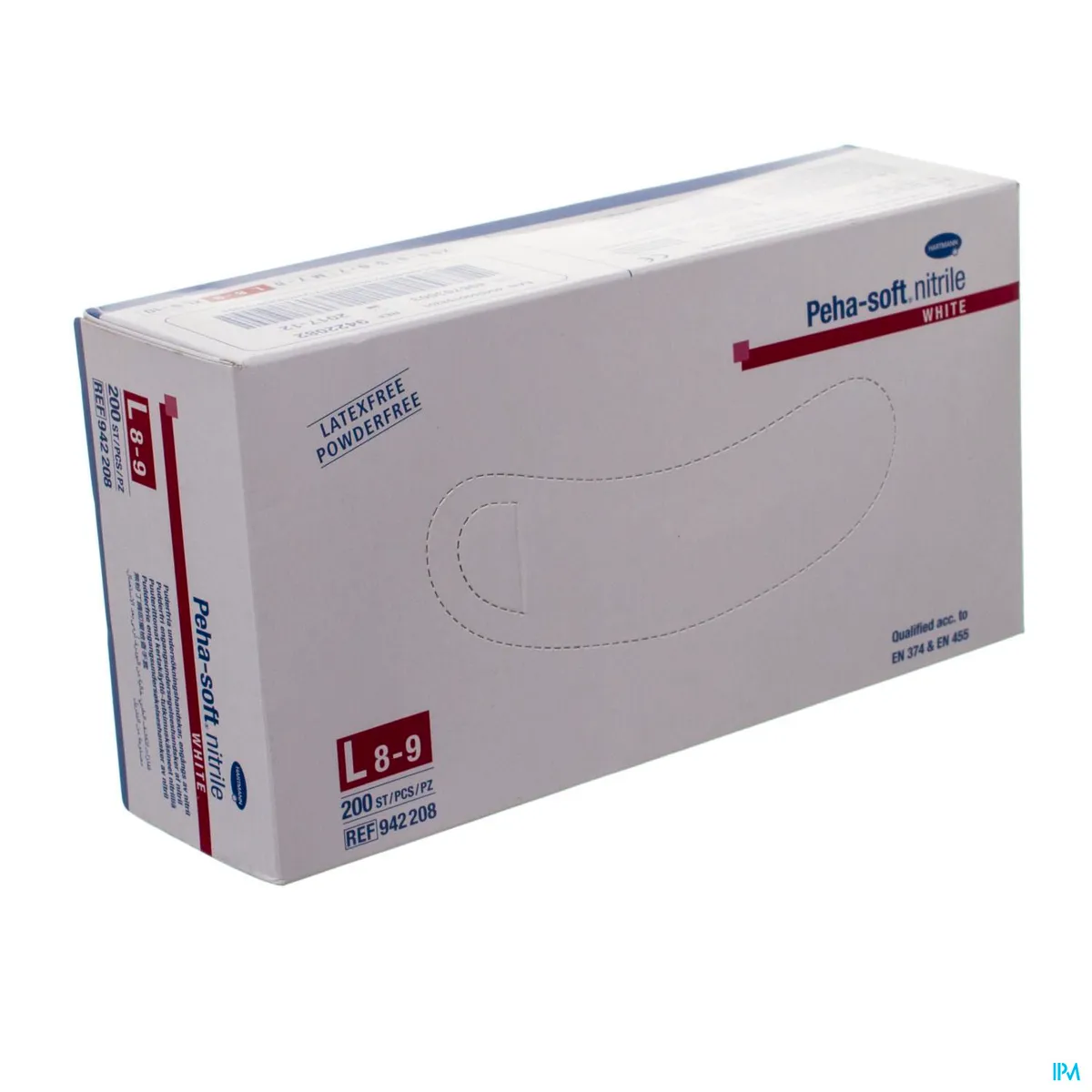 Peha Soft Gants Nitrile Blanc L 200 2944083