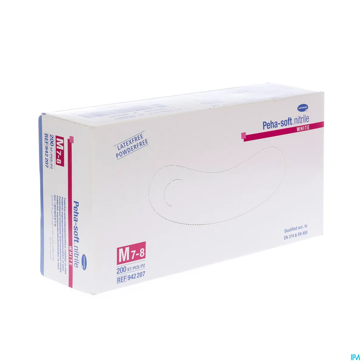 Peha Soft Gants Nitrile Blanc M 200 9422073