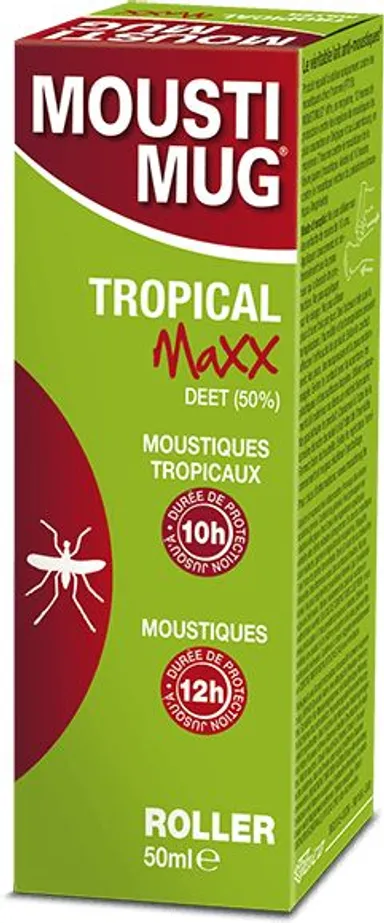 Moustimug Tropical MaXX 50% Deet Roller 50ml
