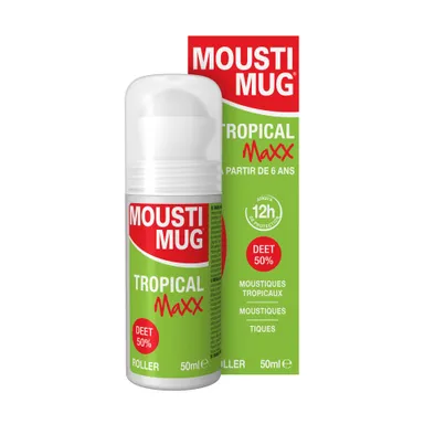 Moustimug Tropical MaXX 50% Deet Roller 50ml